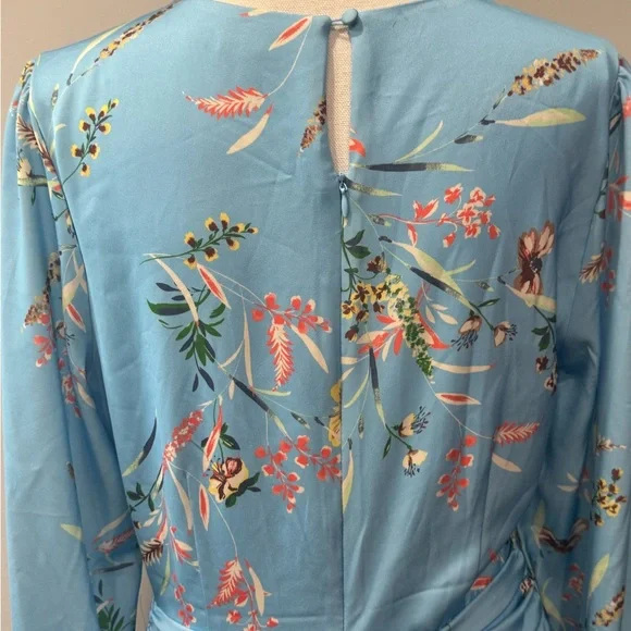 RACHEL Rachel Roy Floral Blue Dress - Picture 5 of 11